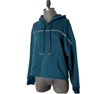 Hind Womens Activewear Pullover Crop Sweatshirt Reflective Running XL